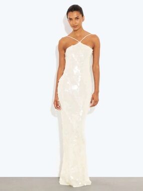 Rat & Boa Emmanuella Sequin Slip Dress - Ivory